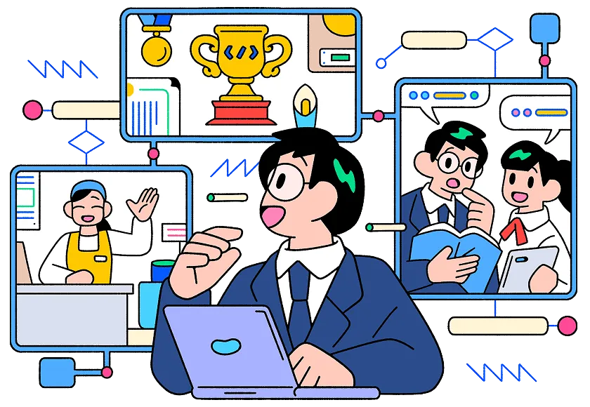 部室のイラスト