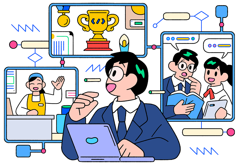 部室のイラスト